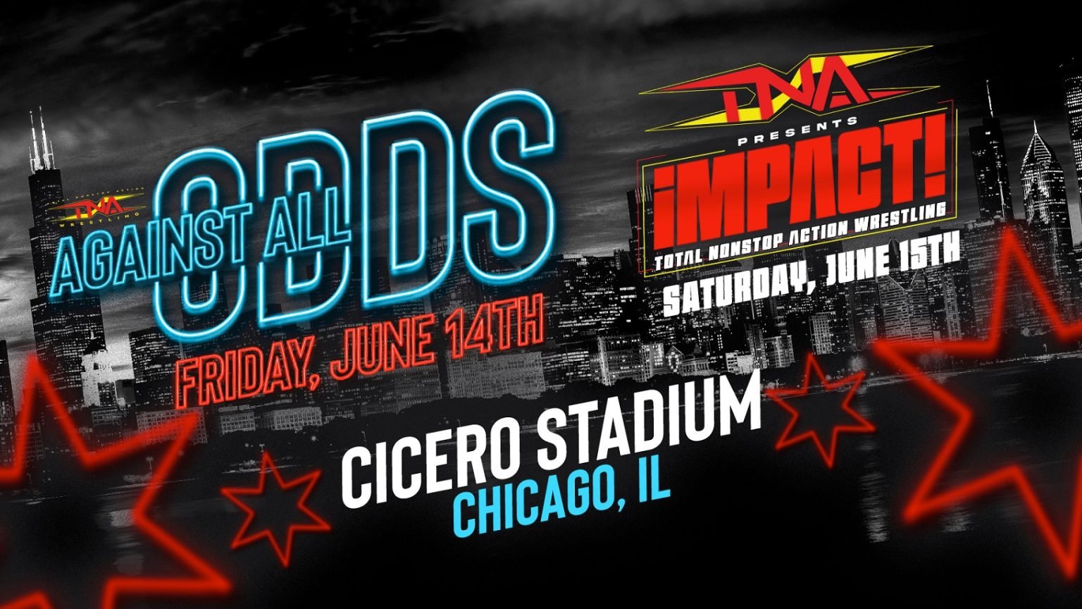 You are currently viewing TNA Returns To Chicago For Against All Odds In June
