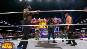 Read more about the article AEW Dynamite Beach Break Results (May 14, 2025): Steel Cage Chaos for the AEW World Title, Double or Nothing Card Takes Shape, and Did Bobby Lashley Welcome MJF into The Hurt Syndicate?