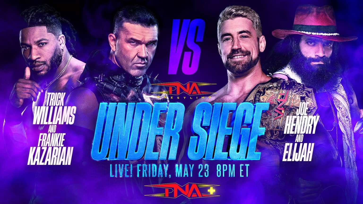 Read more about the article TNA Under Siege 2025: Titles, Rivalries, and One Career on the Brink – Full Preview of May 23rd’s Explosive Card