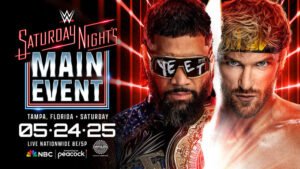 Read more about the article WWE Saturday Night’s Main Event Preview – May 24, 2025: World Heavyweight Title Showdown, Steel Cage Chaos, High-Stakes Tag Team Action & More