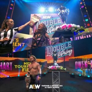 Read more about the article AEW Double or Nothing Results – May 25, 2025: Mercedes Monè and ‘Hangman’ Adam Page Win Owen Hart Cup, Chaos Erupts in Anarchy in the Desert, Title Matches Set for All In Texas & More