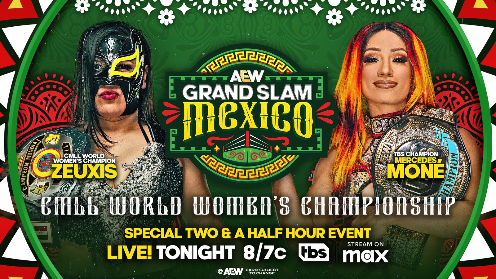 Read more about the article AEW Grandslam: Mexico – June 18, 2025 Preview: CMLL Women’s World Title on the Line, MJF Battles Místico in High-Stakes Clash, Massive Multi-Person Tag Matches, and 4 Million Pesos Up for Grabs