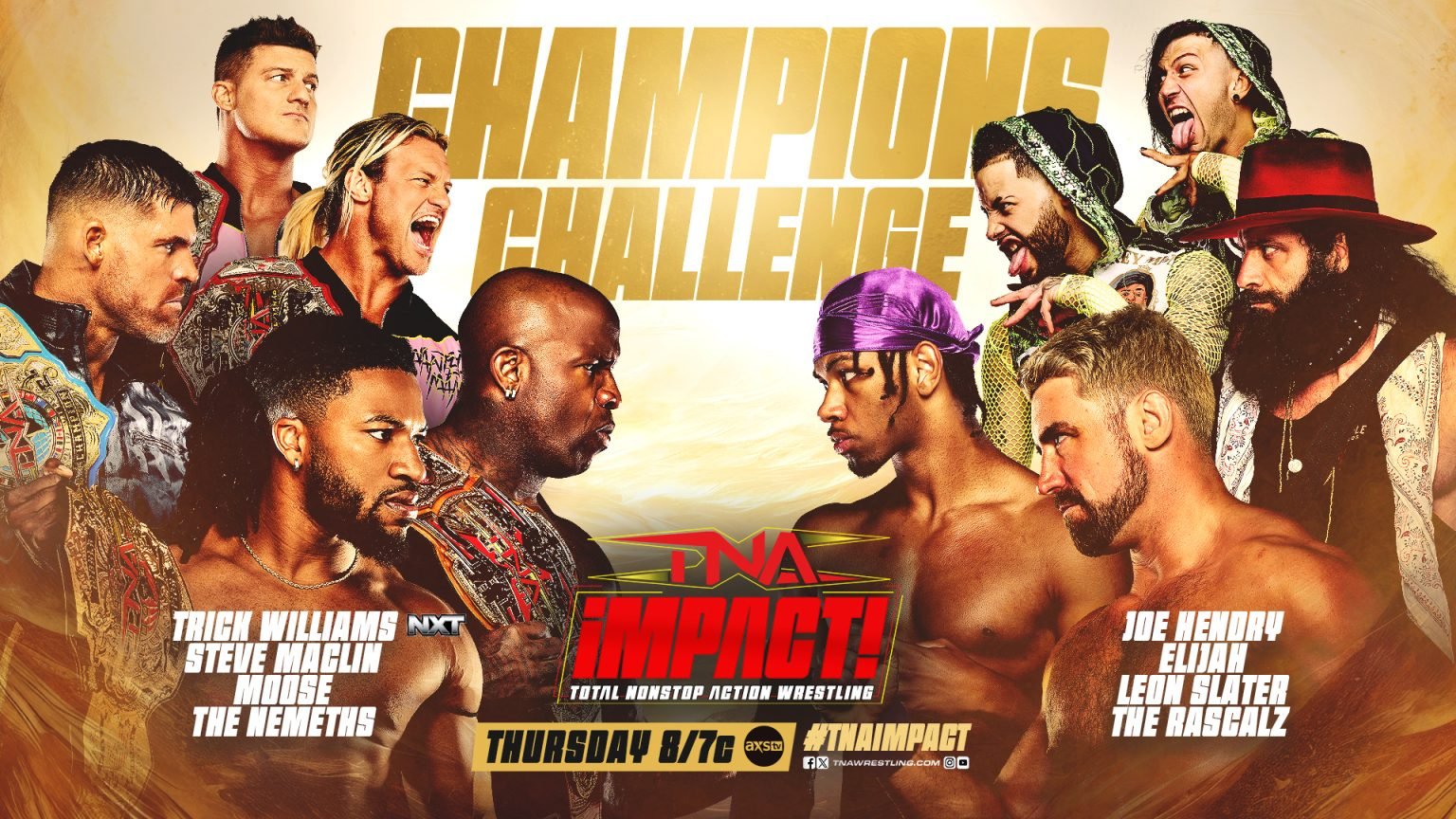 Read more about the article TNA iMPACT! – June 19, 2025 Preview: TNA Celebrates 23 Years, Champions Challenge Returns, Order 4 Summit Set for Showdown