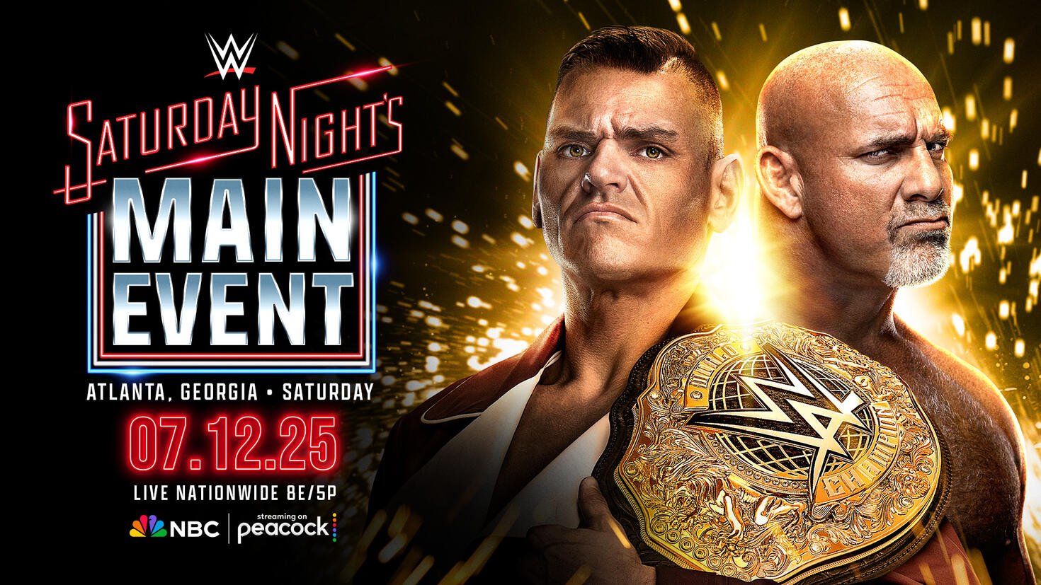 Read more about the article WWE Saturday Night’s Main Event July 12th, 2025 Preview: Goldberg’s Final Match Headlines a Night of Chaos, Conflict, and Championship Stakes on the Road to SummerSlam