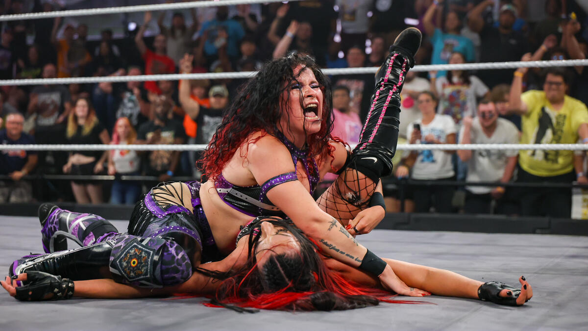 You are currently viewing WWE NXT July 15th, 2025 Results: Six-Man Chaos, Masha Pins Jacy, Evolve Champion Debuts, and Jordynne Grace Demands Revenge on Blake Monroe