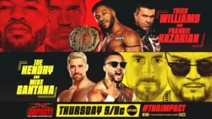 Read more about the article TNA iMPACT! July 17th, 2025 Preview: Final Stop Before Slammiversary Features Explosive Tag Team Main Event, Title Showdowns, and Cross-Brand Chaos