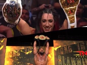 Read more about the article TNA Slammiversary July 20th Results: AJ Styles Shocks the World with TNA Return as NXT Stars Capture TNA’s Top Championships, Leaving the Company at a Crossroads Heading Toward Heatwave and Bound for Glory