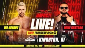 Read more about the article TNA iMPACT! LIVE Preview – July 24, 2025: Hendry vs Santana Rematch, No DQ Chaos, The IInspiration In Six Women’s Action, and New Champions Address the Fallout