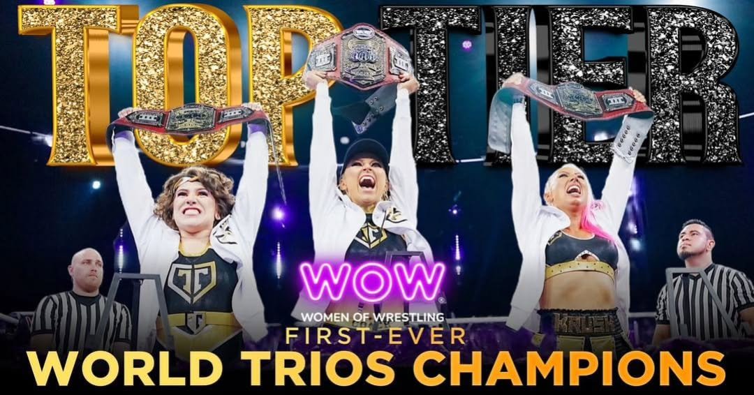 Read more about the article WOW Women of Wrestling Trios Championship: Top Tier’s Reign Forged from Legacy – Spotlight Series