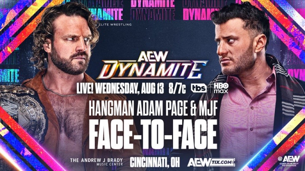 Read more about the article AEW Dynamite August 13th, 2025 Preview: Copeland’s Return, Page–MJF Face-Off, and the Next Major Step Toward Forbidden Door