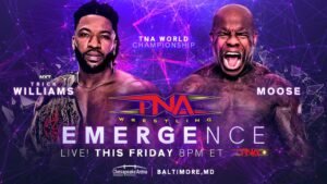 Read more about the article TNA Emergence 2025 Preview: Trick Williams Defends Legacy, Fatal Influence Eyes Knockouts Gold, and More Championship Clashes