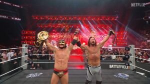 Read more about the article AJ Styles & Dragon Lee Shock Judgment Day — New WWE World Tag Team Champions After Barn-Burner on RAW