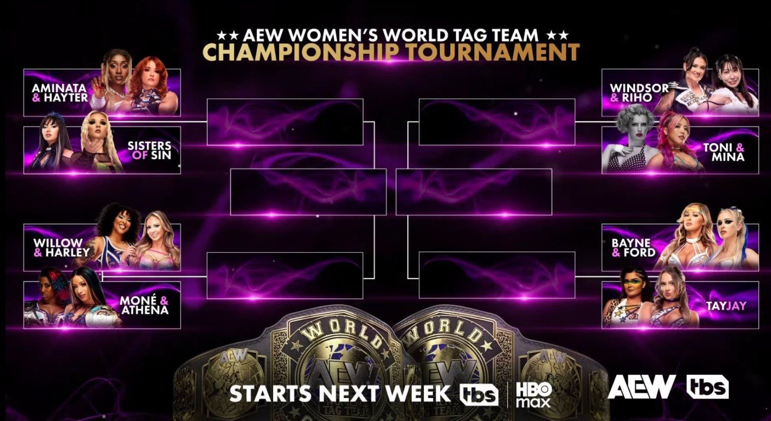 You are currently viewing AEW’s New Era of Teams: Women’s Tag Title Bracket Revealed — a Tournament That Could Redraw the Division