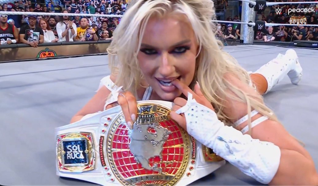 Read more about the article Blake Monroe Captures NXT Women’s North American Title, Pins Zaria in Emotional Win Honoring Injured Sol Ruca