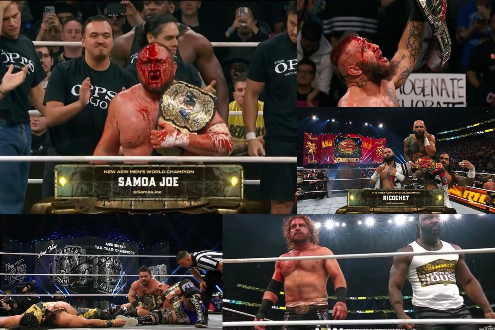 Read more about the article AEW Full Gear Nov. 22nd, 2025 Results and Recap: Samoa Joe’s Shock World Title Win in Steel Cage, Swerve’s Return, FTR Reclaims Tag Gold & Statlander Survives Moné