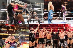 Read more about the article WWE Survivor Series WarGames Nov. 29, 2025 Results & Recap: The Vision Wins WarGames with Mystery Man’s Help, Dominik Mysterio Stuns Cena, AJ Lee Submits Becky Lynch
