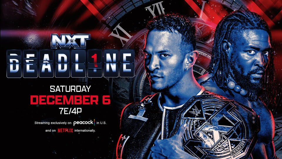 Read more about the article WWE NXT Deadline Dec. 6th, 2025 Preview: Saints vs. Femi, Double Iron Survivor Challenges, North American Title Match