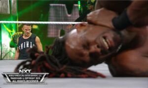 Read more about the article WWE NXT Dec. 9th, 2025 Results and Recap: Oba Femi Survives Je’Von Evans Cash-In, Blake Monroe’s Open Challenge Explodes, Shiloh Hill Debuts
