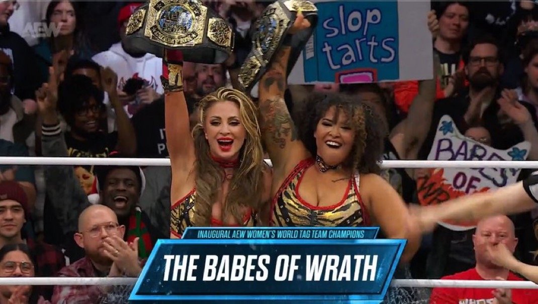 Read more about the article AEW Dynamite: Winter Is Coming – Babes of Wrath Defeat Timeless Love Bombs To Become Inaugural AEW Women’s World Tag Team Champions