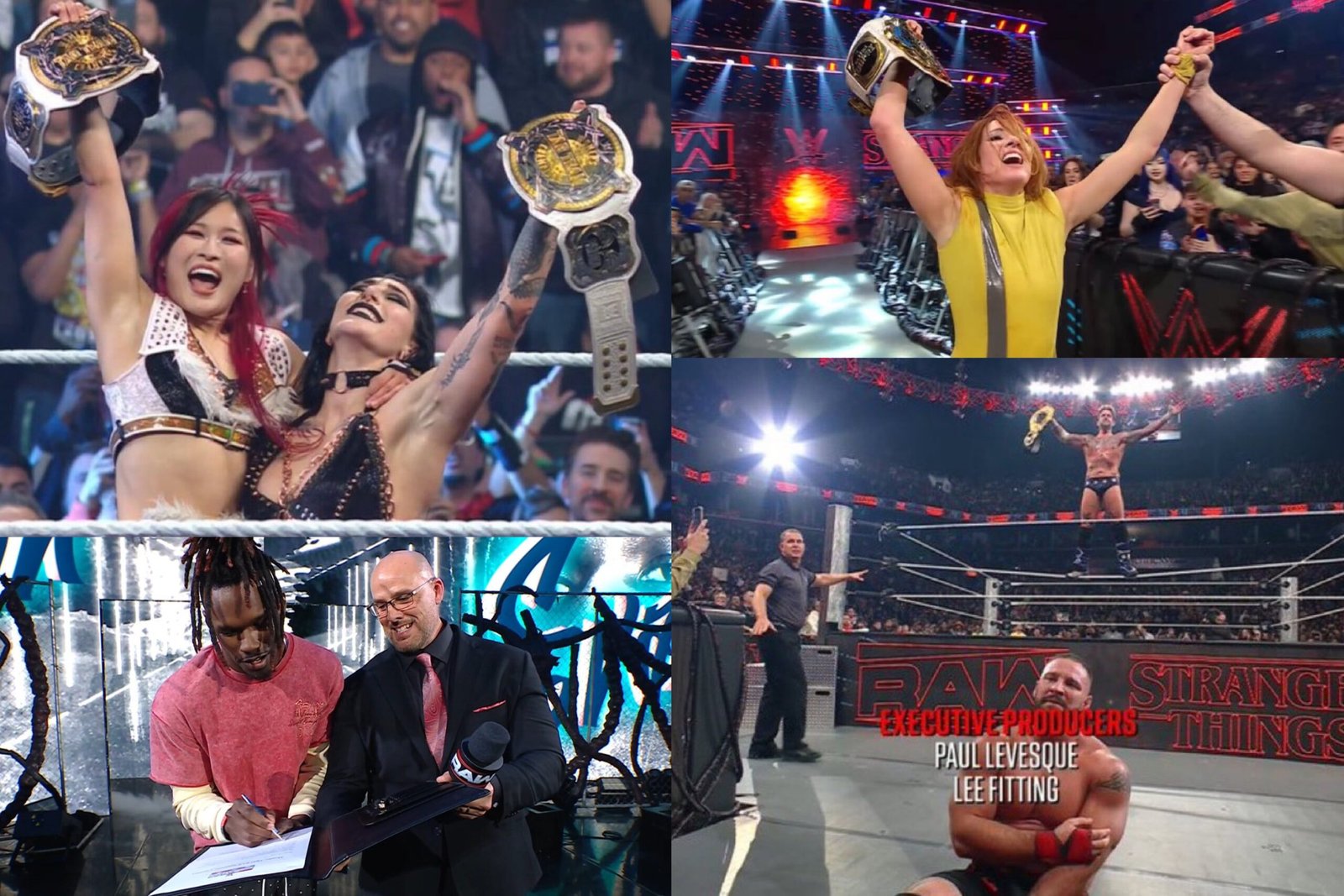 Read more about the article WWE Monday Night RAW × Stranger Things Jan. 5, 2026 Results & Recap: RHIYO Capture Tag Gold, Becky Lynch Reclaims IC Title, Stephanie Vaquer Attacked, Punk Survives Bron Breakker