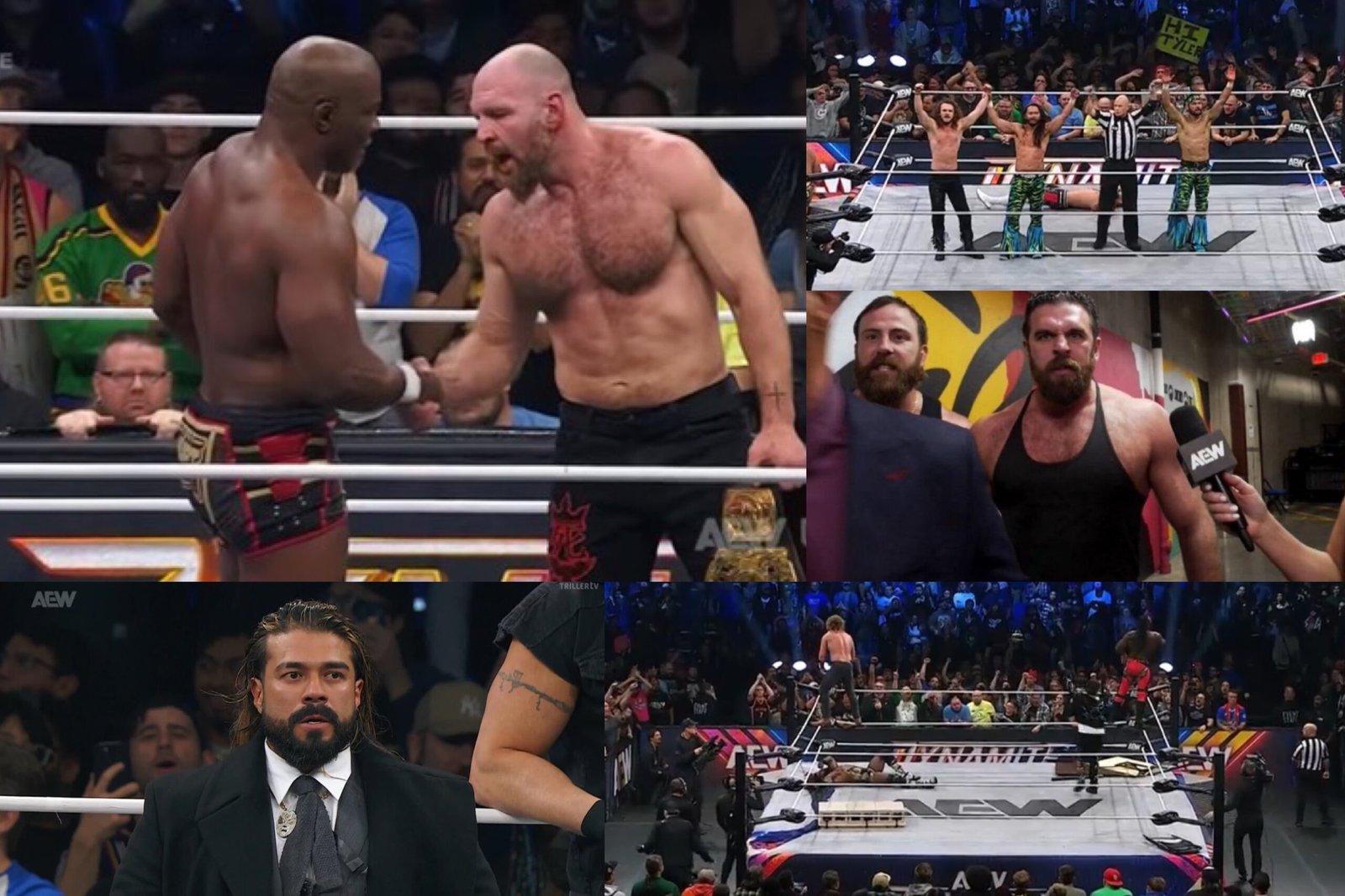 Read more about the article AEW Dynamite Jan. 7th, 2026 Results and Recap: Hangman & Swerve Win Lights Out, Jon Moxley Survives Continental Eliminator, Andrade Returns & Jake Doyle Joins Don Callis Family
