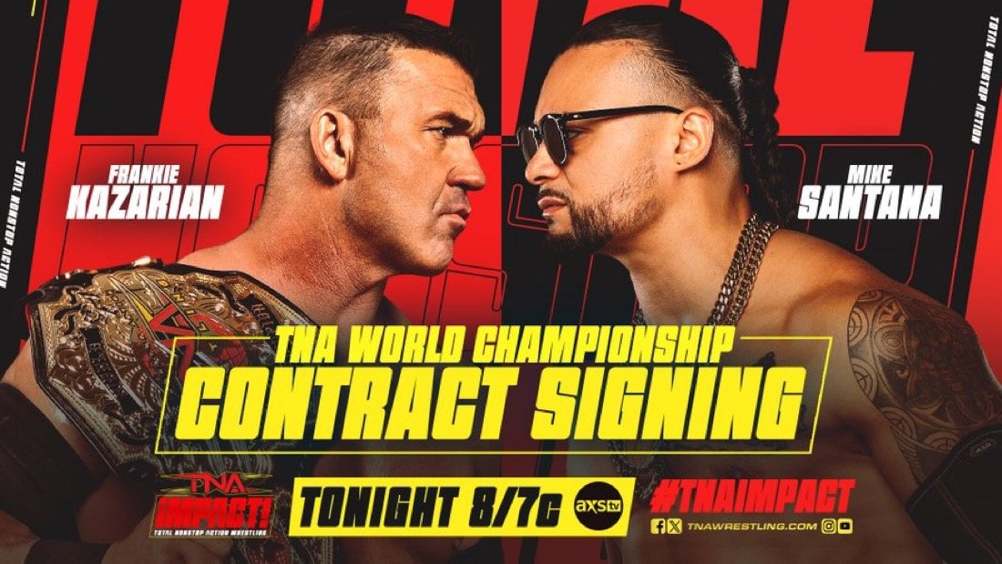 Read more about the article TNA iMPACT! Jan. 8th, 2026 Preview: Stacks Defends International Title, Kazarian & Santana Sign World Title Contract, The System Collides with The Hardys