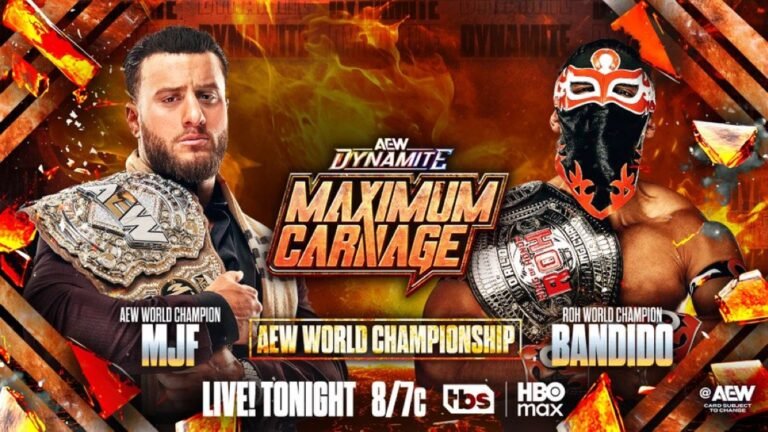 AEW Dynamite Maximum Carnage Jan. 14th, 2026 Preview: MJF vs. Bandido World Title Defense, Kenny Omega Returns, Four‑Way Tag Team Contenders, Women’s Trios Warfare & Darby Allin vs. PAC