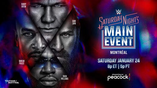 You are currently viewing WWE Saturday Night’s Main Event Jan. 24th, 2026 Preview: Undisputed Title No. 1 Contender Fatal 4-Way Headlines Montreal Card