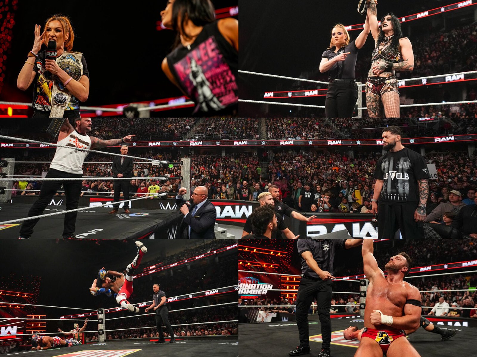 You are currently viewing WWE Monday Night RAW Feb. 9th, 2026 Results & Recap: Two Title Matches Confirmed For Chicago, Rhea Ripley & LA Knight Qualify & Je’Von Evans Delivers Viral OG Cutter