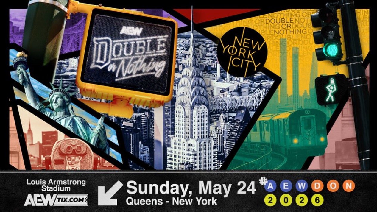 You are currently viewing AEW Double or Nothing Goes to NYC Sunday May 24, 2026