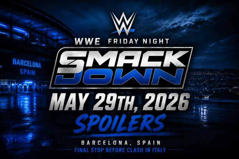 WWE Friday Night SmackDown May 29th, 2026 Spoilers