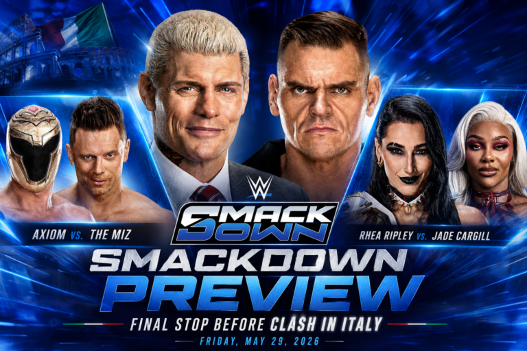 WWE Friday Night SmackDown May 29, 2026 Preview: Cody Rhodes Responds to Gunther, Jade Cargill Sends Final Message to Rhea Ripley Before Clash in Italy