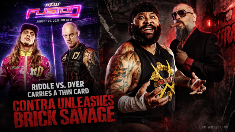 MLW Fusion August 29, 2026 Preview: Riddle vs. Dyer Carries a Thin Card as CONTRA Unleashes Brick Savage