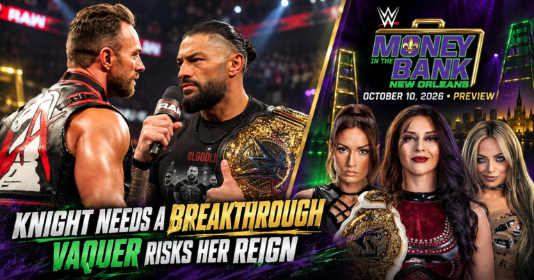 WWE Money in the Bank, October 10, 2026 Preview: LA Knight Needs a Breakthrough, Vaquer Risks Her Reign
